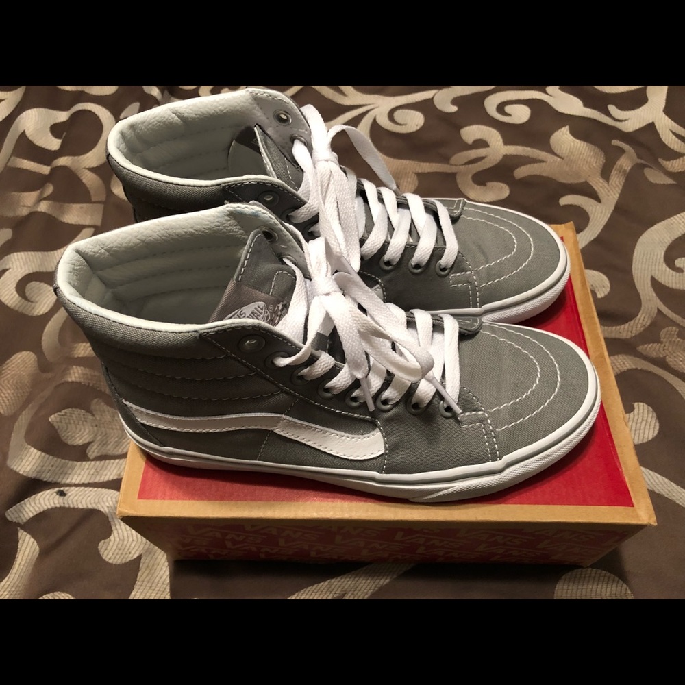 The Canvas Sk8-Hi Vans!